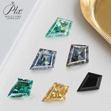 Wholesale Loose Moissanites Stones Kite Cut D Color VVS1 Gemstone Lab Grown Moissanite Diamonds  Jewelry Making Supplies