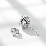 2-8CT Oval Moissanite Earrings for Women Solid 925 Sterling Silver Lab grown Gemstone Screw Back Design Hypoallergenic