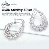 3x5mm Moissanite Lab Grown Diamond Pear Cut 925 Sterling Silver Earrings D Color VVS1 Clarity  Perfect for Daily Wear