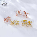 925 Sterling Silver with Hearts and Arrows Cut D Color VVS1  Moissanite Marquise Earrings  GRA Certificate Daily Wear