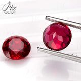 Loose Round Synthetic Ruby 0.12-3.85CT Wholesale Suitable For DIY Various Jewelry Can Be Used As A Gift