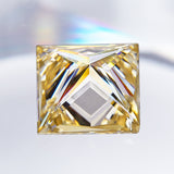 Moissanite Stone Moissanite Stone 0.35ct-5ct Colorful VVS1 Princess Shape Excellent Beads For Women's Jewelery Diamond Ring