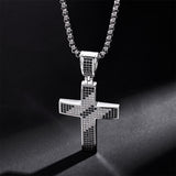 Dazzling Moissanite Hip-hop Cross Necklace - Hypoallergenic Choice for Easter Gifting to Family For Both Men and Women