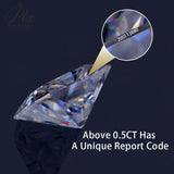 Loose Moissanite Stone 1 Carat Size 5x7mm Lab Grwon Diamond Brilliant Radiant Cut D Color  charms for jewelry making