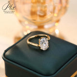 5ct Rings Moissanite Diamond S925/10K/14K/18K Proposal Forever Exquisite Band Premium Gift Hypoallergenic High Quality Jewelry