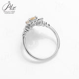 Vintage Oval Cut Hollow Out Moissanite Ring Women Only Gifts For Festivals And Anniversaries