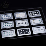 Lab Grown Moissanite Diamond Primary Color VVS1 Clarity Round Shape Brilliant Cut Beads Advanced Jewelry Making Materials