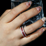 Lab Grown Gemstone Csutomized Jewelry Set Princess Cut All Including Ring Earring Bracelet Sparkling Jewelry Gifts For Women Men