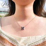 925 Sterling Silver D Color VVS1 Moissanite Four-leaf clover Necklace Daily Wear Gift-Giving