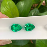 Bulk Multi-Size Pear-Shaped Colombian Lab-Grown Emeralds Brilliant And Dazzling Can Be Used As DIY Jewelry Materials A Top Choice For Exquisite Gifts
