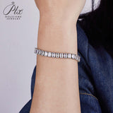 4*6mm Emerald Cut Moissanite Bracelets For Women Man S925 Silver Lab Diamond Bracelet Wedding Party Fine Jewelry