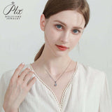 Moissanite Pendant Classical 6 Prongs 12 Color 925 Sterling Sliver Fine Jewelry Necklace Lady Birth Stones Wedding Gift Jewel