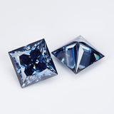 Moissanite Stone Moissanite Stone 0.35ct-5ct Colorful VVS1 Princess Shape Excellent Beads For Women's Jewelery Diamond Ring