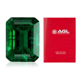 Loose Multi-Size Emerald-Shaped Zambian Emeralds Are Hypoallergenic Providing Excellent Raw Materials For Designing DIY Christmas Gift Hair Accessories