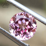 Gorgeous Small-Sized Round Lab-Grown Padparadscha Loose Stones - Perfect DIY Jewelry Supplies