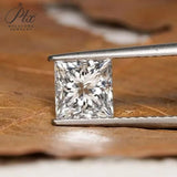 Multi-Size Princess Cut Lab-Grown Diamonds In D/E Color Suitable For DIY Rings Earrings And Necklaces Ideal As Gift Presents