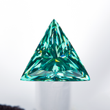 100% Real Moissanite Stone Triangle Cut Multicolor VVS1 Loose Beads With Certificate For Women Jewelry Making Charms Wholesale