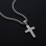 Dazzling Moissanite Hip-hop Cross Necklace - Hypoallergenic Choice for Easter Gifting to Family For Both Men and Women