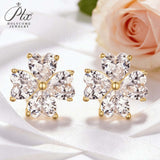 2.4ct Heart Cut Moissanite Earrings White Gold Yellow Gold Romantic Fine Jewelry Gift for Her Valentine Wedding Anniversary