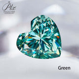 Moissanite Loose Stone Heart Cut D Color with GRA Certificate Beads for DIY Jewelry Making Wholesale Top Quality No Fade Beads