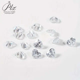 Multi-Size Heart-Cut Lab-Grown Diamonds DIY Available For Rings Necklaces Earrings Ideal For Gifting As Presents