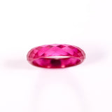 Lab Grown Yellow Garnet & Lab Grown Ruby Ring AGL Certified Faceted Cut Band Direct From Factory Elegant Jewelry Suitable For Daily Wear