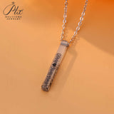 Moissanite Cubic Pendant Necklace VVS1 D Color 35mm  for Women Man S925 Sterling Silver Luxury for Lady GRA Gift Jewelry Custom