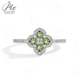 Elegant D VVS1 Color 100% S925 Sterling Silver Moissanite Diamond Ring for Women Engagement Wedding Fine Jewelry Holiday Gifts