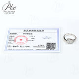 S925 Ring With 3CT Pear Shaped Moissanite D Color/Ruby/Sapphire/Colombian Emerald /Zambian Emerald VVS1 Clarity Customized For Banquet & Festival Gifts