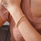 Moissanite Bracelet 3mm D Color VVS1 925 Sterling Silver GRA Factory Direct Hypoallergenic Comfortable Daily Commute Jewelry
