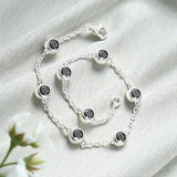 Moissanite Bracelet with 2.4CT D White/Black/Vivid Blue/Green Round Moissanite 925 Silver Plated Gold Women Man Party Gift Daily