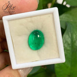 Multi-Size 0.16-3.29CT Oval Colombian Lab-Grown Emeralds Exquisite And Brilliant DIY Jewelry Available Ideal As A Gift