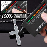 Dazzling Moissanite Hip-hop Cross Necklace - Hypoallergenic Choice for Easter Gifting to Family For Both Men and Women