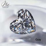 Moissanite Loose Stone Heart Cut D Color with GRA Certificate Beads for DIY Jewelry Making Wholesale Top Quality No Fade Beads