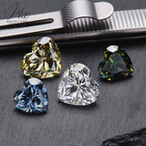 Moissanite Loose Stone Heart Cut D Color with GRA Certificate Beads for DIY Jewelry Making Wholesale Top Quality No Fade Beads