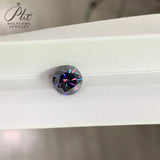 Imperial Purple Round Moissanite VVS1 Grade Vibrant Color & Sparkle Ideal for Engagement Rings & Luxury Jewelry Designs