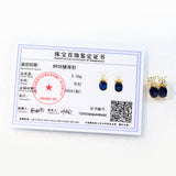 Moissanite Earrings Emerald/Ruby/Sapphire Styles 925 Silver Gift-Ready Hypoallergenic Fade-Resistant Factory-Direct Women Only