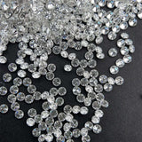 Loose Moissanite Stone Small Size Round Shape 0.8-2.9mm 1 Carat D Color VVS1 Clarity Excellent Cut for Jewelry Making Beads