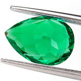 Bulk Multi-Size Pear-Shaped Colombian Lab-Grown Emeralds Brilliant And Dazzling Can Be Used As DIY Jewelry Materials A Top Choice For Exquisite Gifts