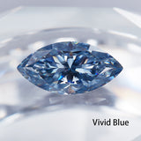Loose Moissanite Stone Marquise Cut 0.3-10 CT  Few Colors  D Green Blue Black Champagne Color  Excellent Cut Grade Test Positive