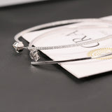 Customized Big Hoop Earrings with 272pcs D Color VVS1 Round  Moissanite Hearts and Arrows for Women Party Gift Fashion Jewelry