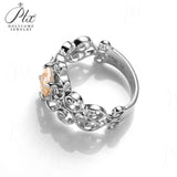 Vintage Asscher Cut Champagne Moissanite Ring Women Only Gifts For Festivals And Anniversaries