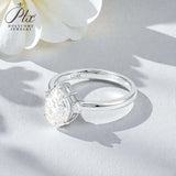 Pear Cut Moissanite Engagement Ring in 10K/14K/18K Gold Classic Solitaire Promise Ring Perfect Wedding Anniversary Gift