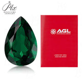 0.35-3.54ct Loose Multi-Size Pear-Shaped Zambian Emeralds Are Hypoallergenic Providing Excellent Raw Materials For Designing DIY Christmas Gift Hair Accessories