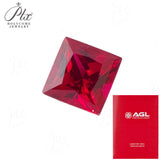 Multi-Size Princess-Cut Lab-Grown Ruby Wholesale Which Can Be Used As DIY Jewelry Raw Materials Such As Rings Earrings Necklaces Etc