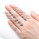 Moissanite Stone Princess Heart Marquise Emerald Radiant Round Pear Oval Cushion Asscher Cut GRA Certificate 0.3ct-5ct