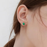 2-8CT Oval Moissanite Earrings for Women Solid 925 Sterling Silver Lab grown Gemstone Screw Back Design Hypoallergenic