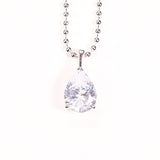 8-16 CT Custom Necklace Pear Cut Moissanite White 925 Sterling Silver Jewelry High-Quality Premium Christmas Gift Hypoallergenic