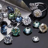 Moissanite Stone Wholesale D Color Cushion Cut 0.5CT-10CT Moissanite Loose Stone Gemstone for Jewelry Making with GRA Report