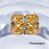 Loose Moissanite Stone 1 Carat Size 5x7mm Lab Grwon Diamond Brilliant Radiant Cut D Color  charms for jewelry making